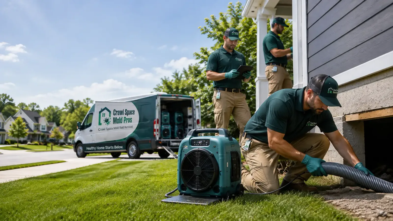 Crawl Space Mold Removal in New Geneva, PA